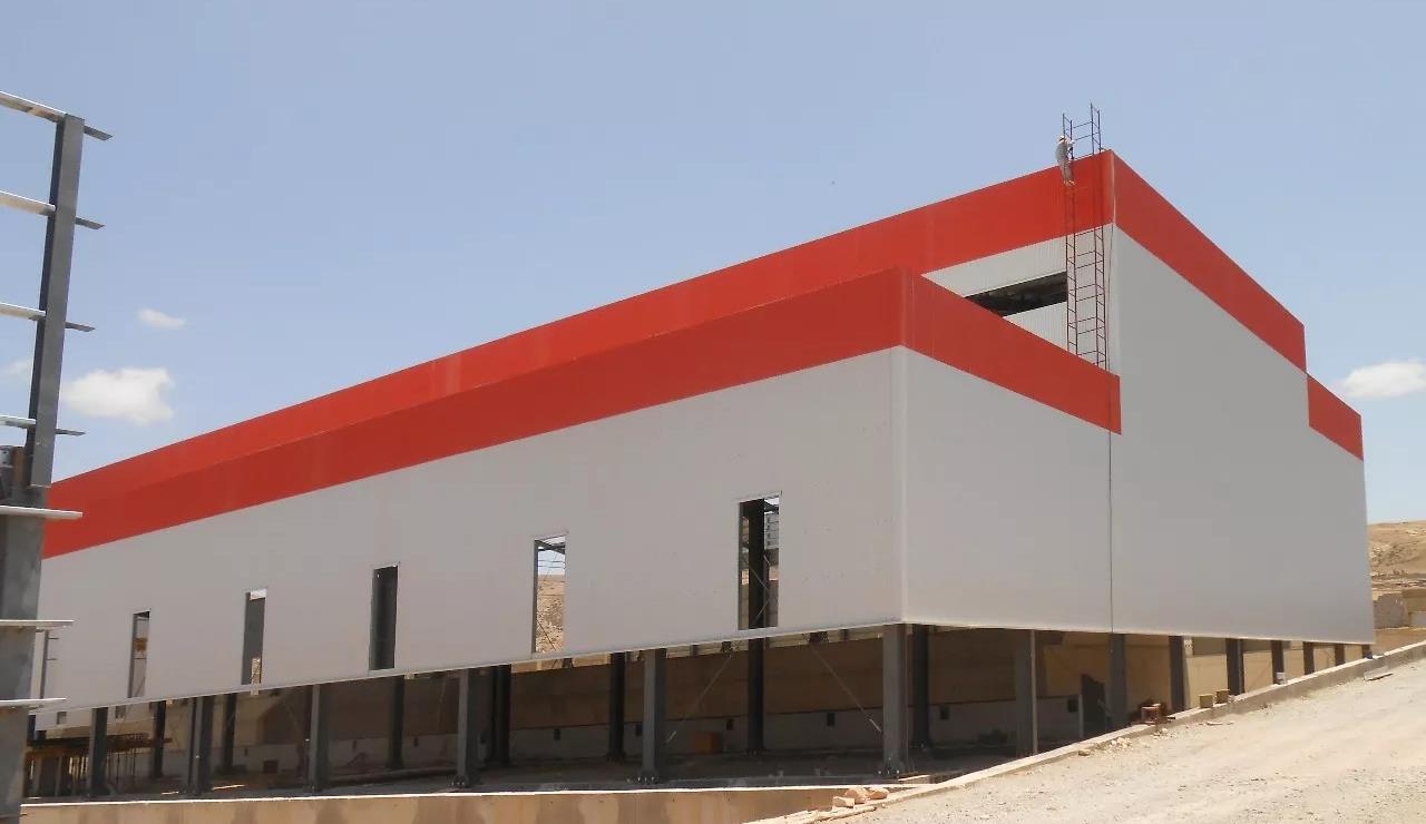 Algeria prefab steel structure workshop building project.jpg